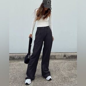 Princess Polly Archer Pants - Pleated Slacks